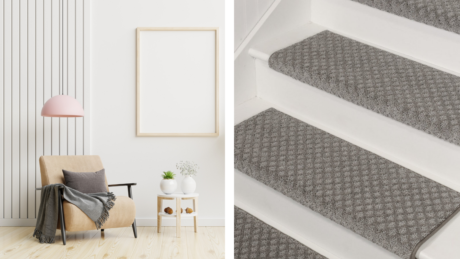 Washable Stair Treads. (YES, BUT NOT IN THE WASHING MACHINE!)