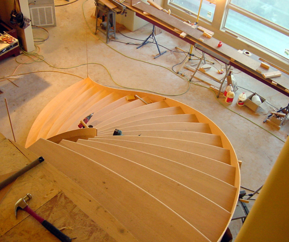 How to Install Curved Stair Treads?