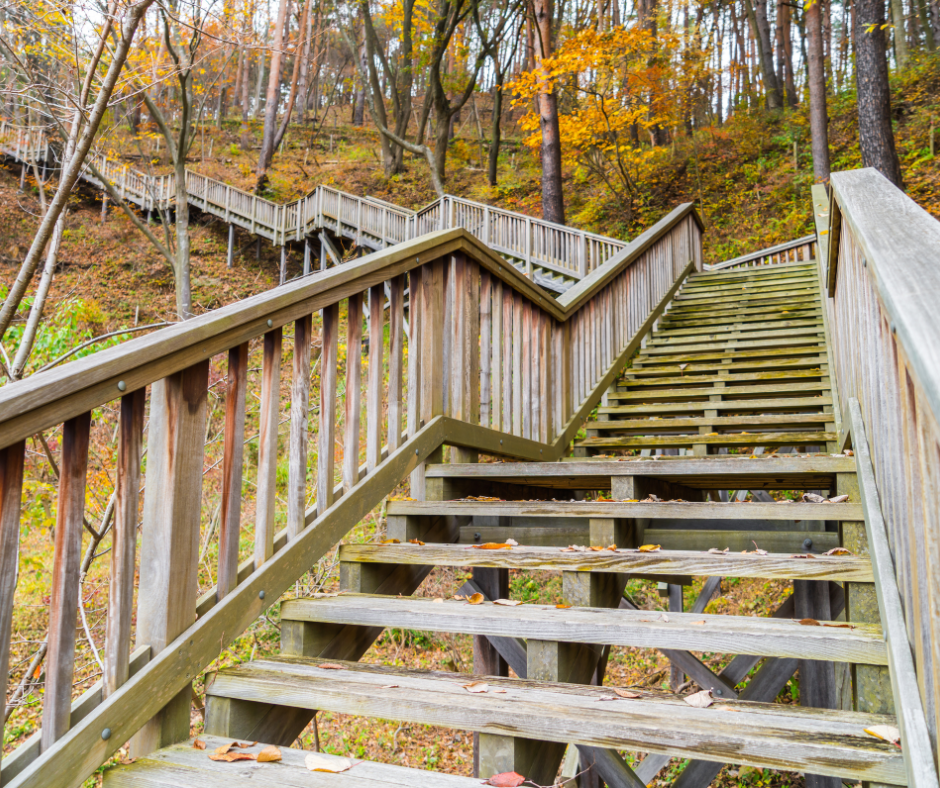 How to Build Wooden Stairs on a Steep Slope