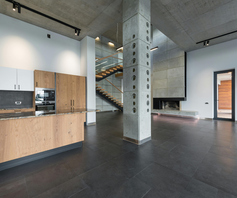 Construction of Floating Wood Stairs