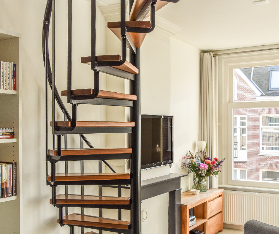 Compact Spiral Stairs for Small Spaces