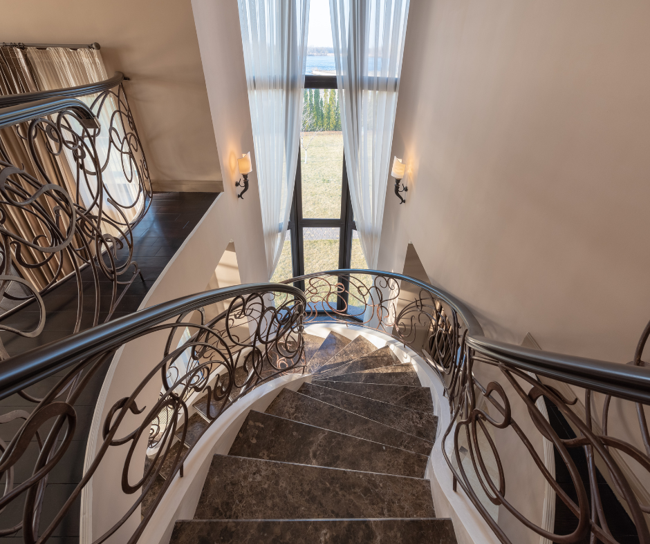 Custom-Designed Spiral Stairs