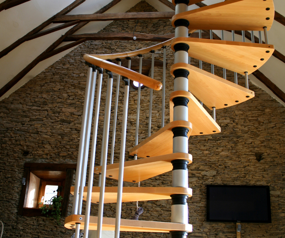 Non-slip Stair Treads for Spiral Staircases