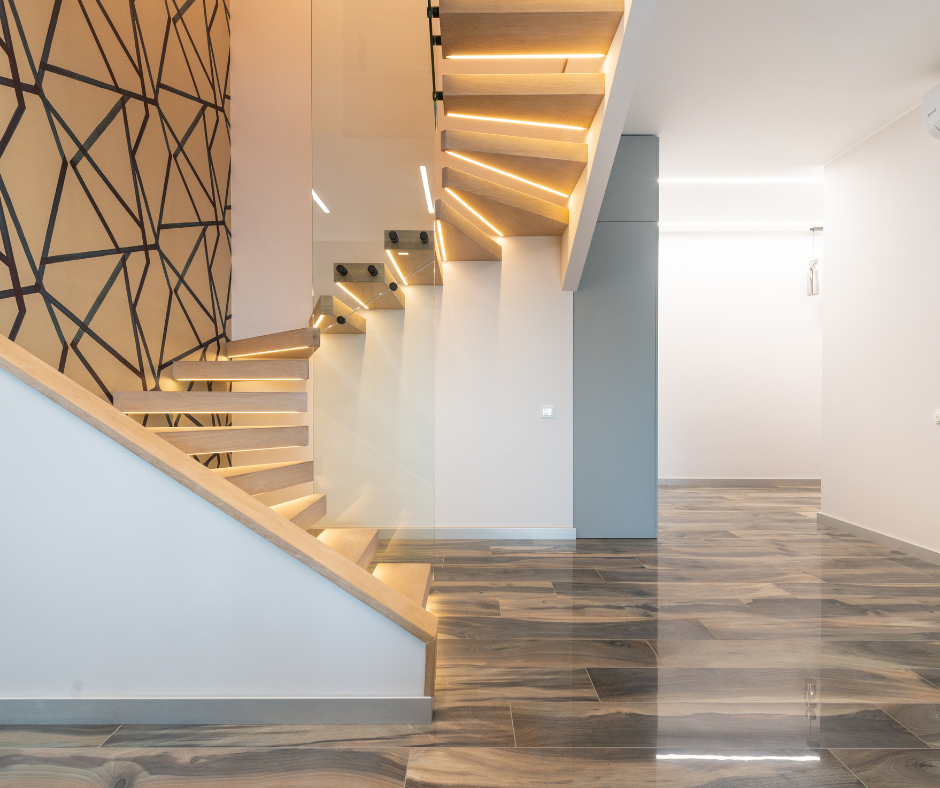 Riser Design for Curved Stairs