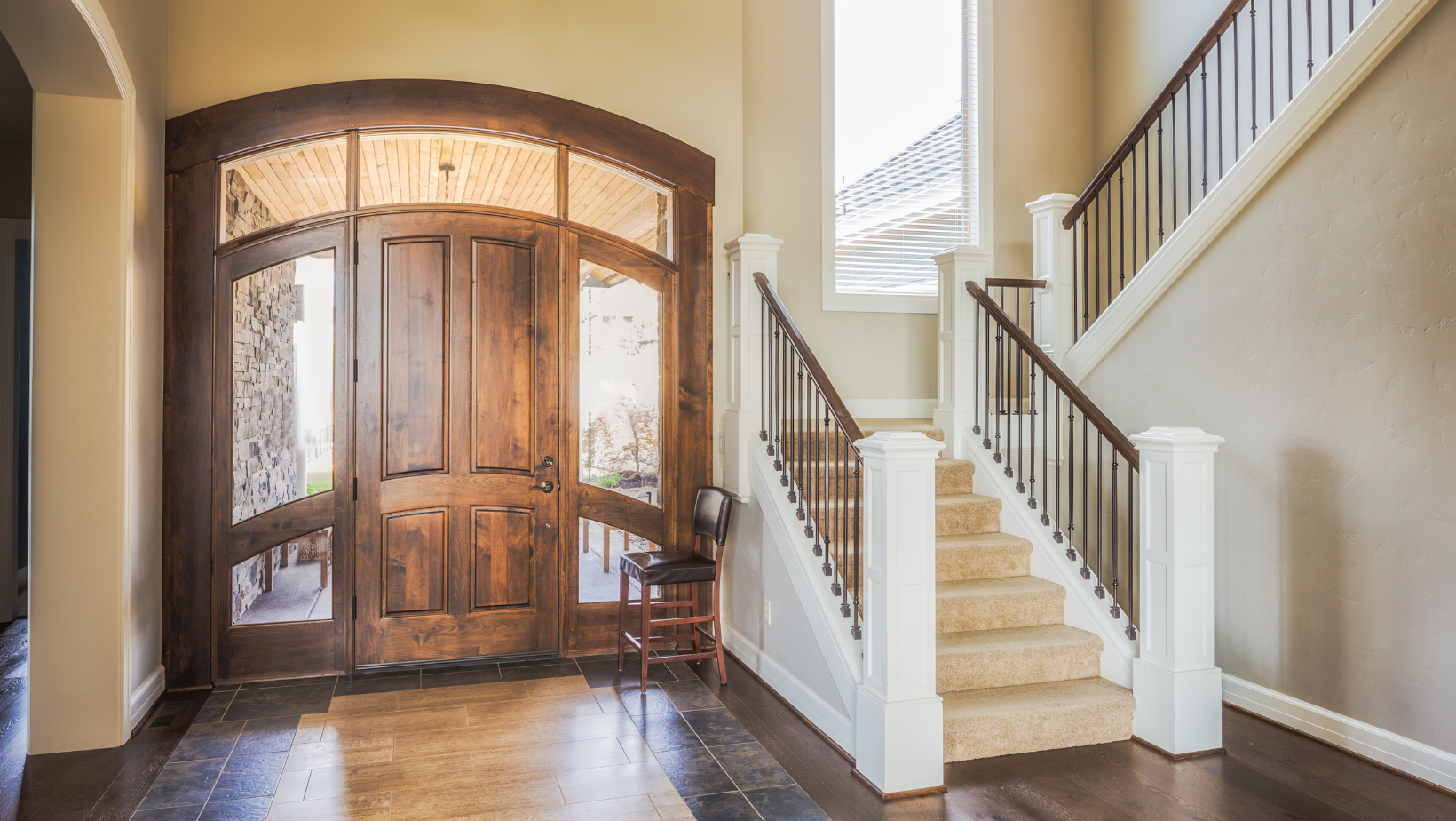 Staircase Entryway Makeover