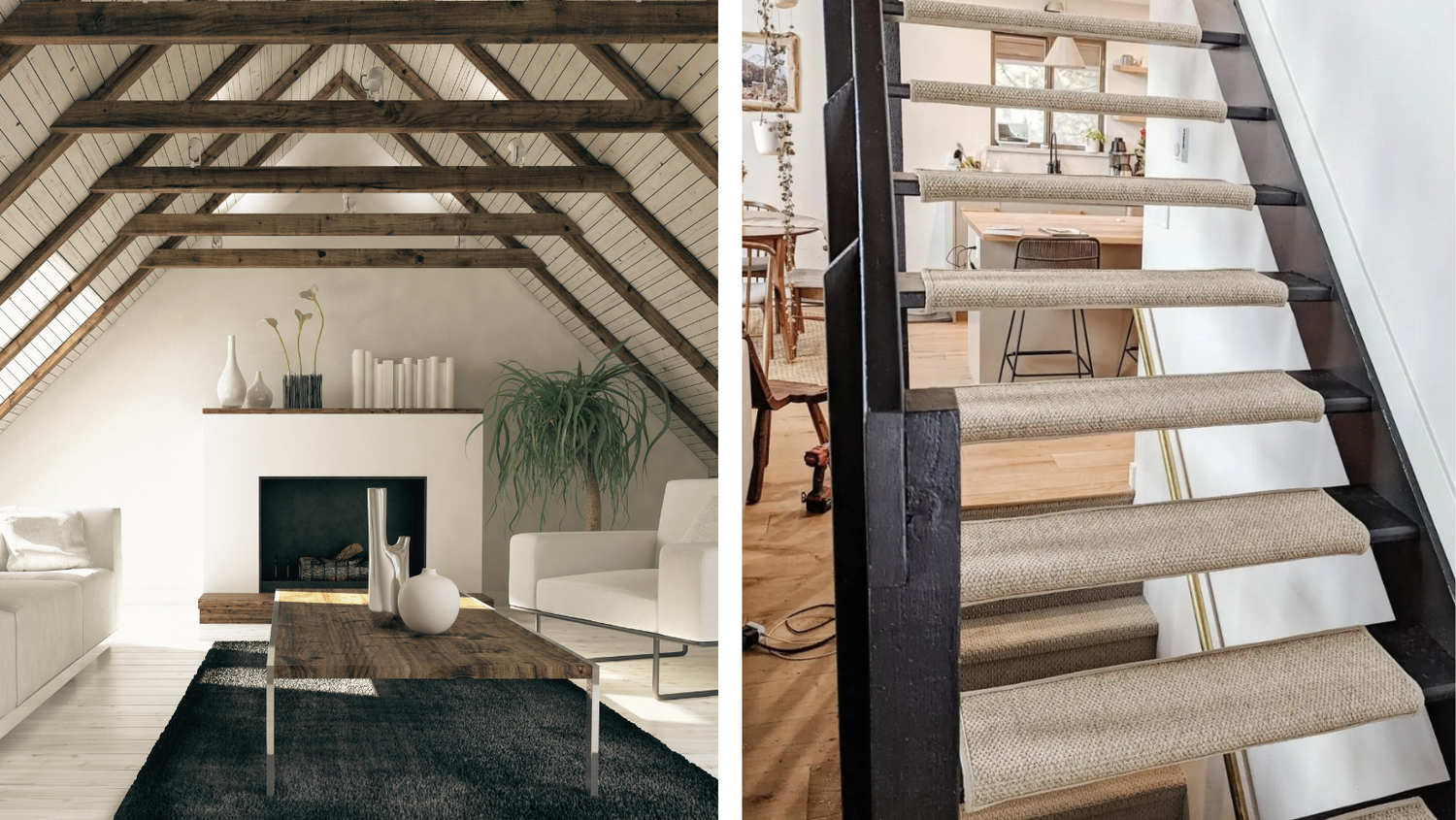 Loft Conversion Stairs Before And After