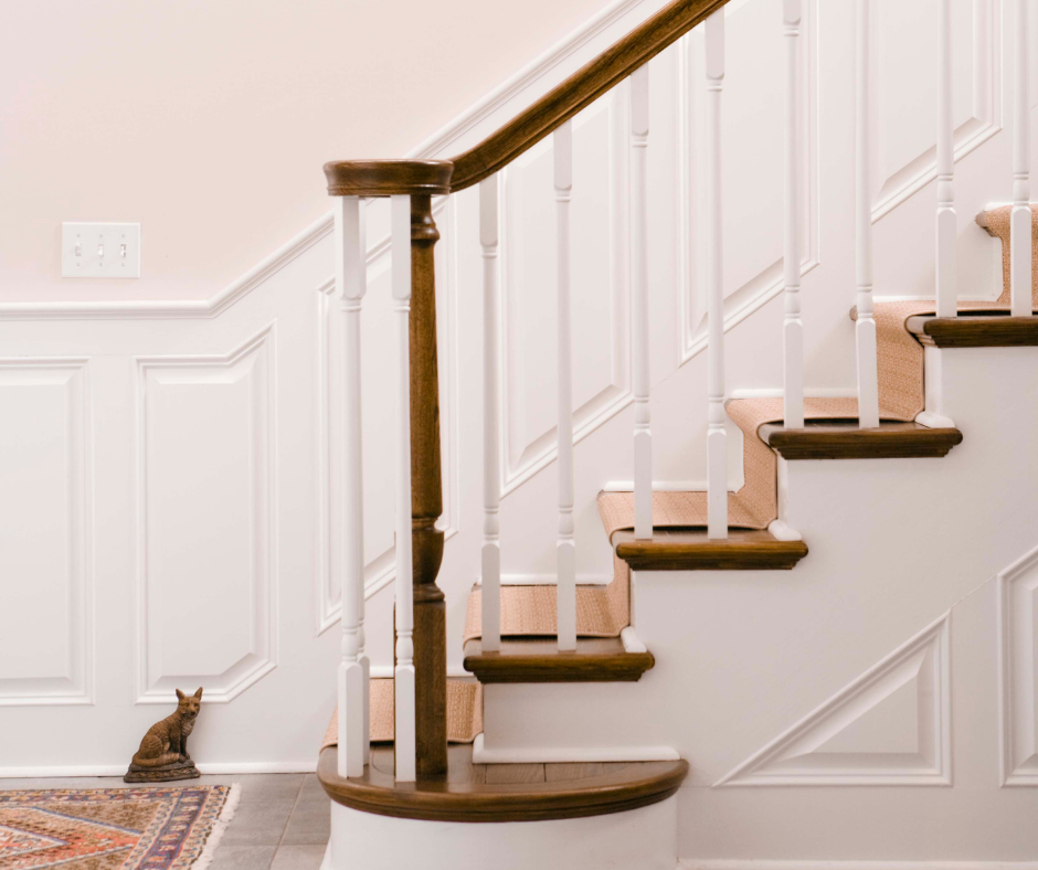 Wood Stair Stringer Design Extra Support For Long Stair Stringers