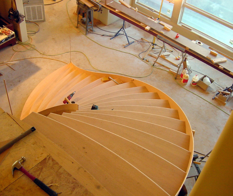 How to Install Curved Stair Treads