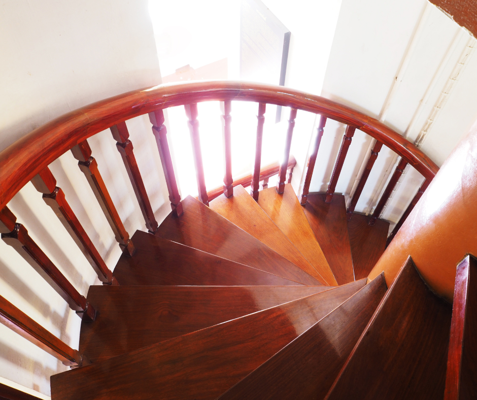 Curved Hardwood Stair Treads