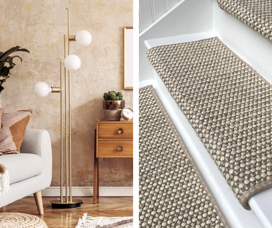 Removable Stair Tread Coverings. (YES, BUT NOT IN THE WASHING MACHINE!)