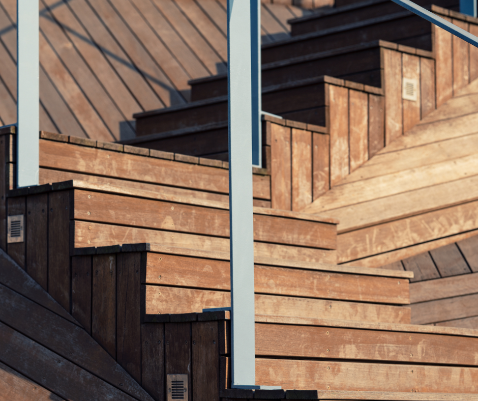 Non-Slip Treads for Outdoor Wooden Stairs