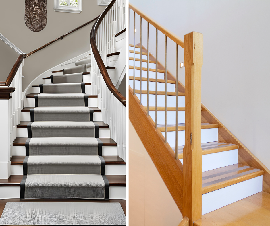 Stair Runner Versus Treads: Which is Safer?