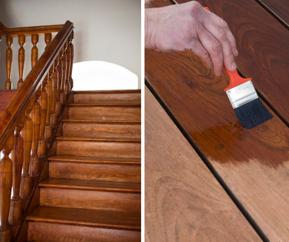 Stain Stairs to Match Floor