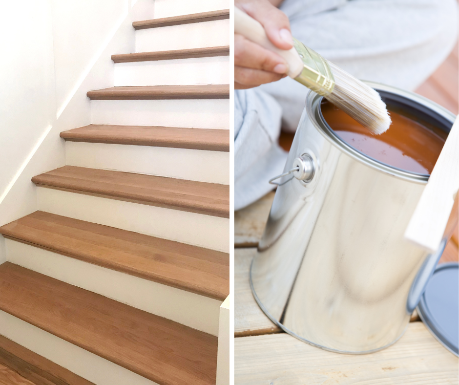 Staining Stairs to Match Hardwood