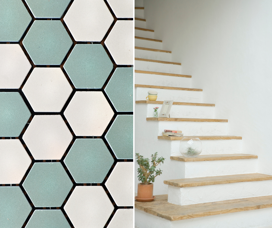 Hexagonal Stair Treads