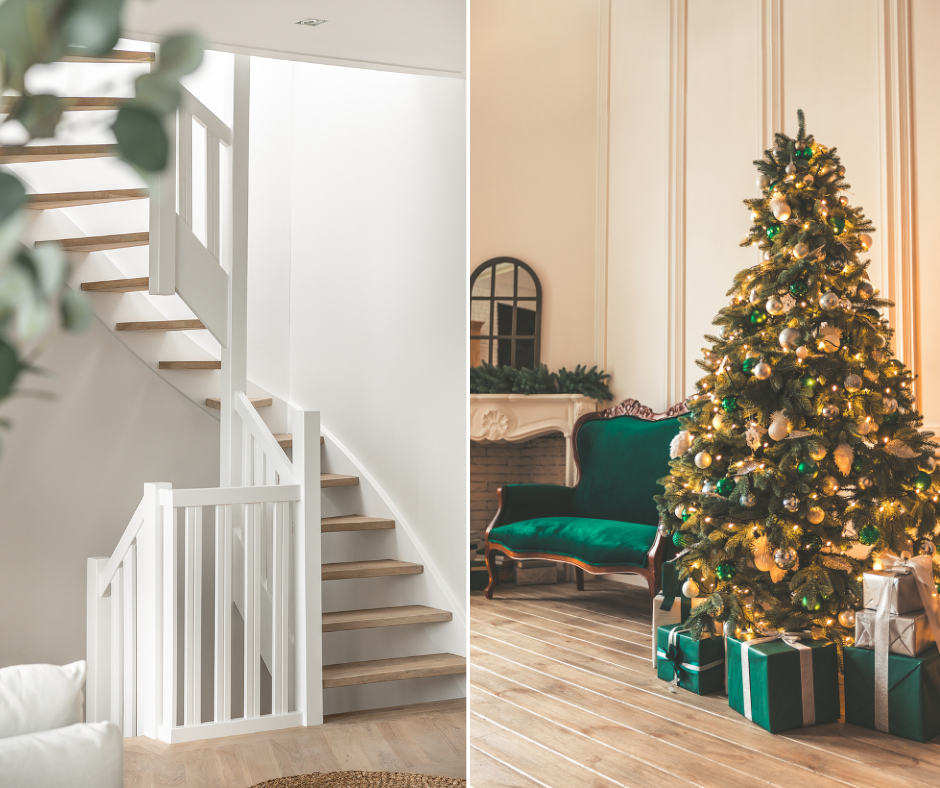 New Year's Staircase Decorating Ideas