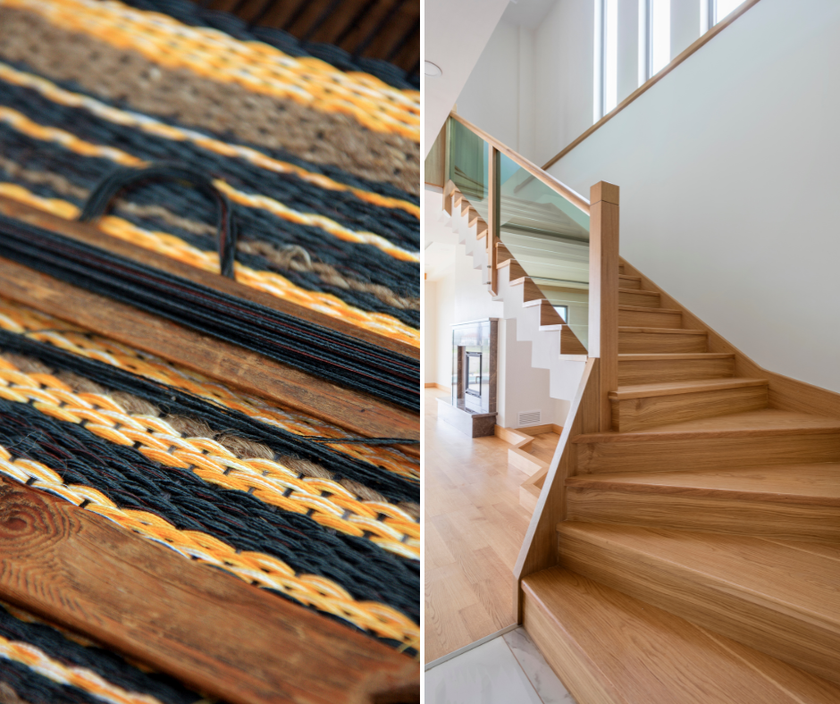 How to Install Braided Rug Stair Treads