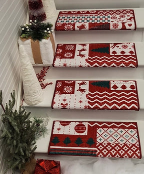 Holiday Stair Treads - Holiday Cheer (Set of 4)