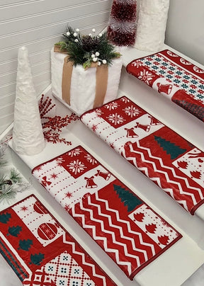 Holiday Stair Treads - Holiday Cheer (Set of 4)